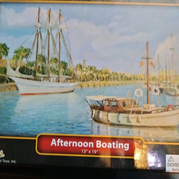 Kings Jig Saw Puzzle Afternoon Boating Port Vell Barcelona 500 Piece New Sealed - Picture 6 of 7